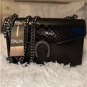 $120 Real Leather NEW crossbody bag Marina Galanti